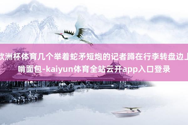 欧洲杯体育几个举着蛇矛短炮的记者蹲在行李转盘边上啃面包-kaiyun体育全站云开app入口登录